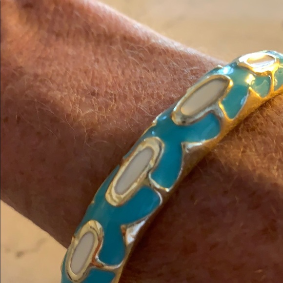 Fornash Enameled Hinged Bracelet - Picture 2 of 2